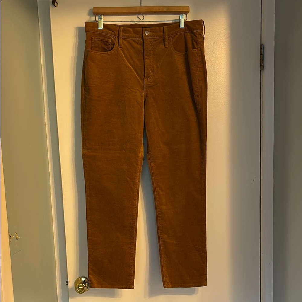 J. Crew Dark Beige Corduroy Pants